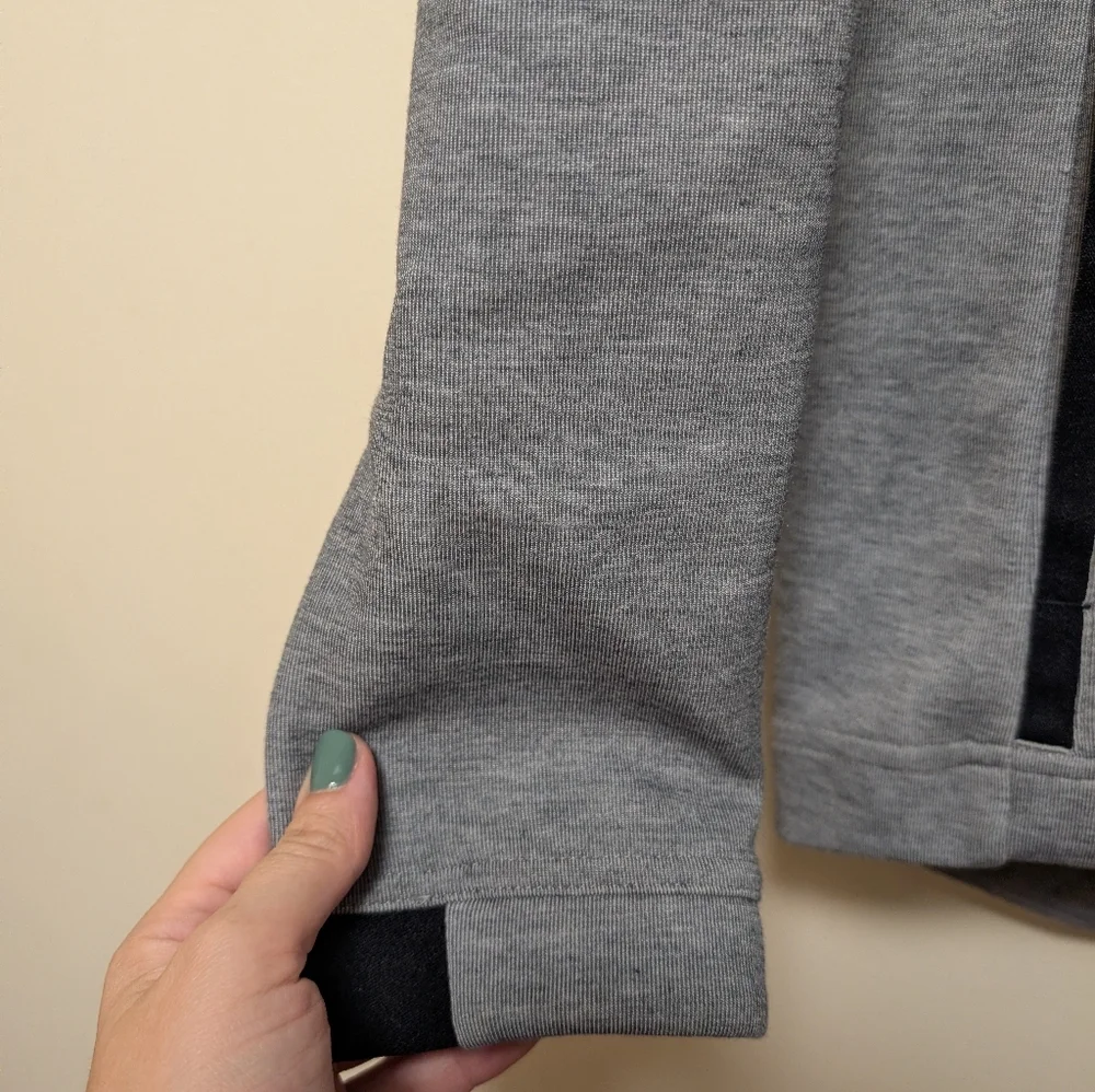 Nike Dri-Fit Showtime Full Zip Hoodie Gray Textured Men’s Size L